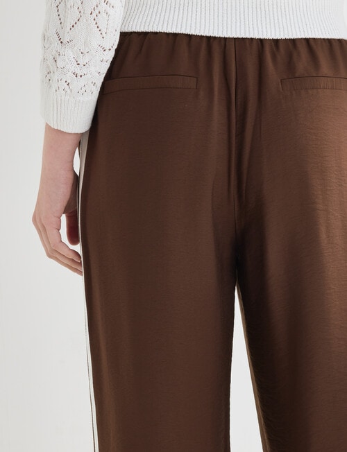 Whistle Urban Straight Leg Pant, Short Length, Chocolate product photo View 05 L
