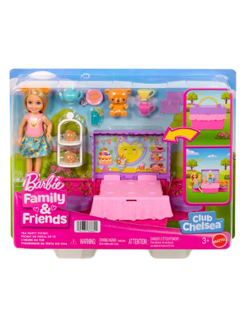 Barbie Family & Friends Club Chelsea Pop-Up Tea Party Playset product photo