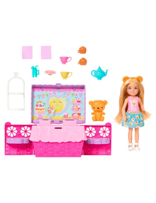 Barbie Family & Friends Club Chelsea Pop-Up Tea Party Playset product photo View 02 L