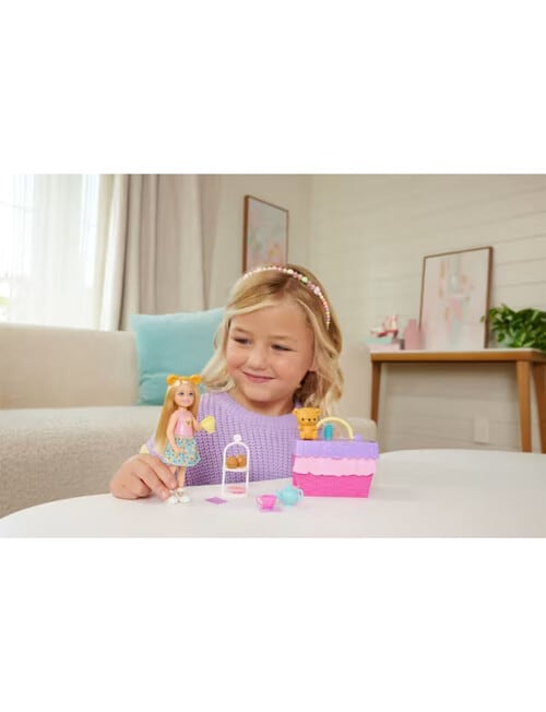 Barbie Family & Friends Club Chelsea Pop-Up Tea Party Playset product photo View 04 L
