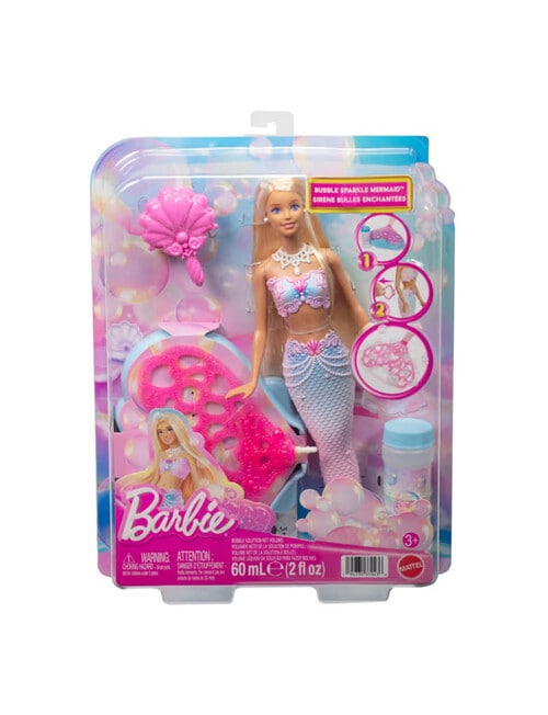 Barbie Bubble Sparkle Mermaid Doll product photo