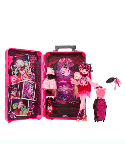Monster High Skulltimate Secrets Gore-Geous Oasis Playset,Draculaura Doll & Accessories product photo View 02 L