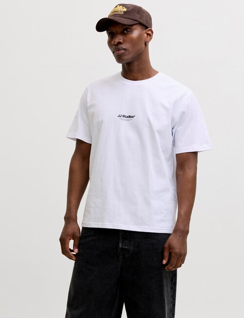 Jack & Jones Soho Crew Tee, White product photo