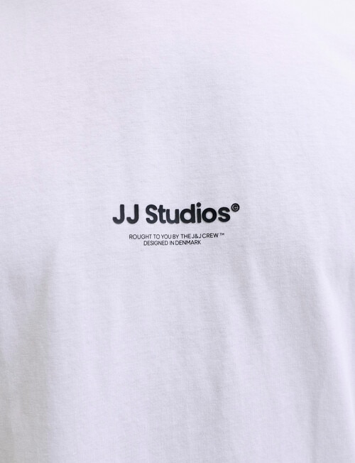 Jack & Jones Soho Crew Tee, White product photo View 03 L