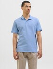 Jack & Jones Austin Polo Shirt, Chambray Blue product photo