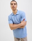 Jack & Jones Austin Polo Shirt, Chambray Blue product photo View 02 S