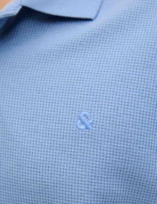 Jack & Jones Austin Polo Shirt, Chambray Blue product photo View 04 L