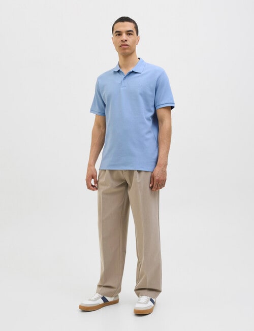 Jack & Jones Austin Polo Shirt, Chambray Blue product photo View 05 L