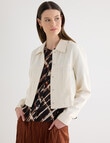 Jigsaw Pitch Crop Jacket, Chalk product photo