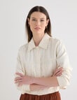 Jigsaw Pitch Crop Jacket, Chalk product photo View 09 S