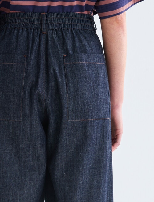 Jigsaw Arc Pant, Dark Chambray product photo View 05 L