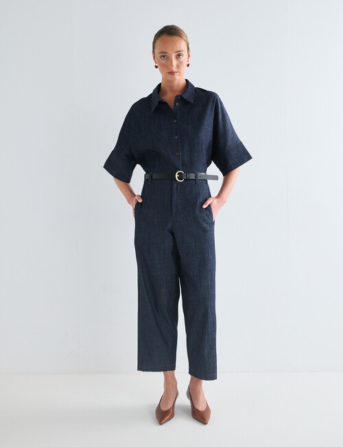 Jigsaw Arc Pant, Dark Chambray product photo View 06 L