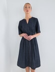 Jigsaw Bettina Dress, Dark Chambray product photo View 07 S