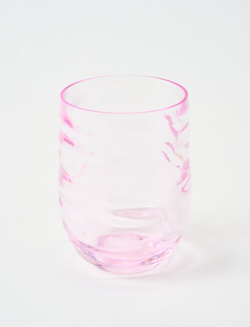 Terrace Wave Stemless Tumbler, Pink product photo