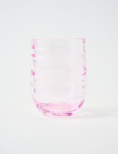 Terrace Wave Stemless Tumbler, Pink product photo View 02 L