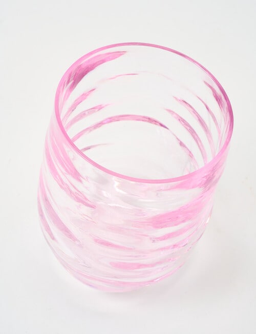 Terrace Wave Stemless Tumbler, Pink product photo View 03 L