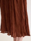 Jigsaw Fluid Crinkle Skirt, Copper product photo View 06 S