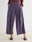 Jigsaw Resound Pant, Biro Mocha Stripe product photo