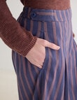 Jigsaw Resound Pant, Biro Mocha Stripe product photo View 04 S