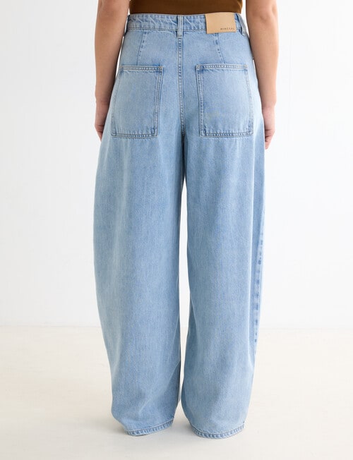 Mineral Carter Relaxed Tie Jean, Sky Blue product photo View 02 L