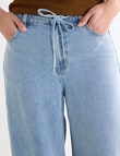 Mineral Carter Relaxed Tie Jean, Sky Blue product photo View 04 S