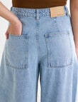 Mineral Carter Relaxed Tie Jean, Sky Blue product photo View 05 S
