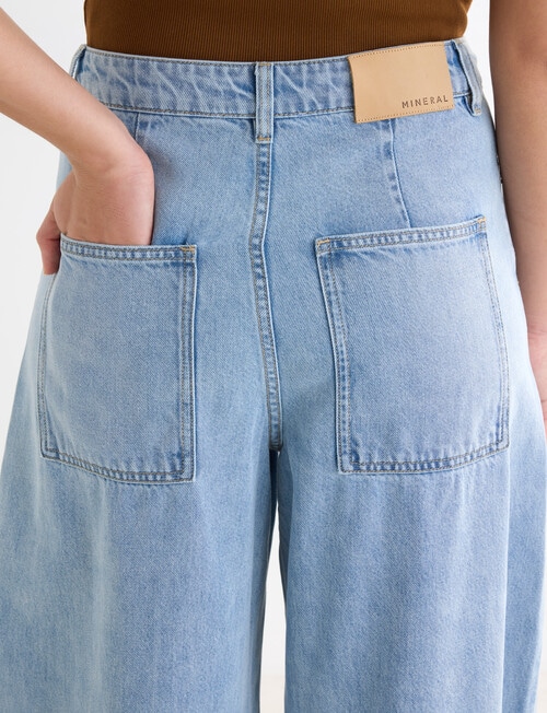 Mineral Carter Relaxed Tie Jean, Sky Blue product photo View 05 L