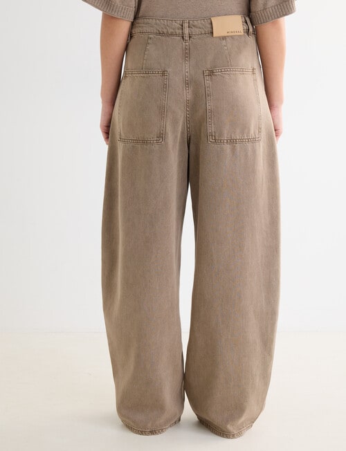 Mineral Carter Relaxed Tie Jean, Sepia Brown product photo View 02 L