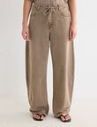 Mineral Carter Relaxed Tie Jean, Sepia Brown product photo View 04 S