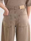 Mineral Carter Relaxed Tie Jean, Sepia Brown product photo View 06 S