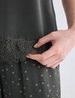 State of play Silk Lace Cami, Dark Green product photo View 05 S