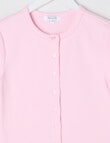 Switch Short Sleeve Gia Button Front Rib Tee, Pink product photo View 02 S