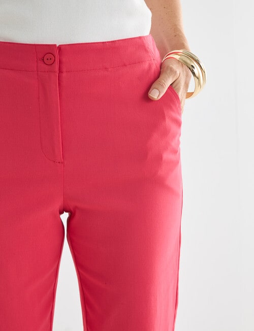 Ella J Scalloped Leg Crop, Poppy product photo View 04 L