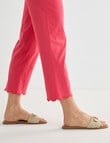 Ella J Scalloped Leg Crop, Poppy product photo View 05 S
