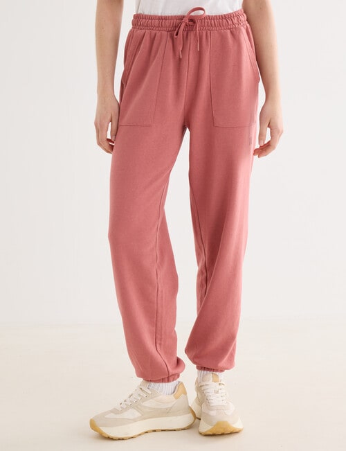 Zest Lounge Loop Back Jogger, Terracotta product photo