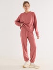 Zest Lounge Loop Back Jogger, Terracotta product photo View 03 S
