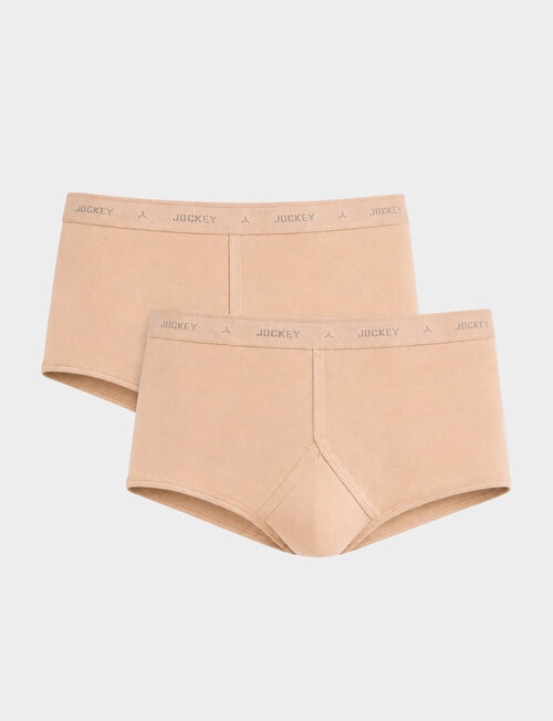 Jockey Y-Front Brief, 2-Pack, Tan product photo