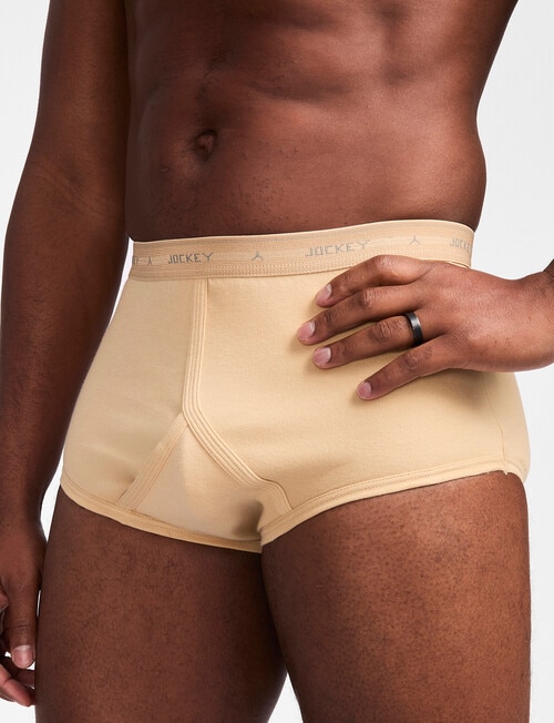 Jockey Y-Front Brief, 2-Pack, Tan product photo View 04 L