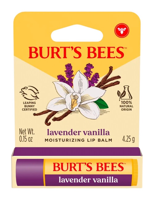 Burts Bees Lip Balm Lavender Vanilla, 4.25g product photo