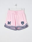 Switch Basketball Short, Baby Pink & Navy product photo