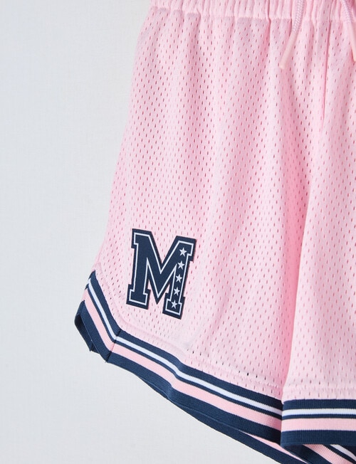 Switch Basketball Short, Baby Pink & Navy product photo View 02 L