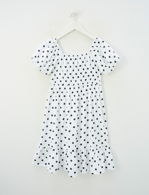 Switch Spot Mia Puff Sleeve Dress, Vanilla product photo