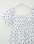 Switch Spot Mia Puff Sleeve Dress, Vanilla product photo View 02 S