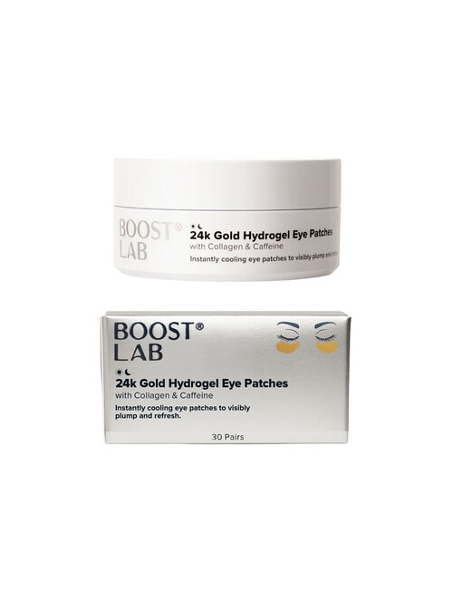 BOOST LAB 24k Gold Hydrogel Eye Patches, 30 Pairs product photo
