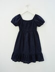 Switch Broderie Mia Puff Sleeve Dress, Navy product photo