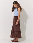 Switch Margot Maxi Skirt, Chocolate product photo