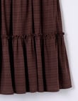 Switch Margot Maxi Skirt, Chocolate product photo View 02 S