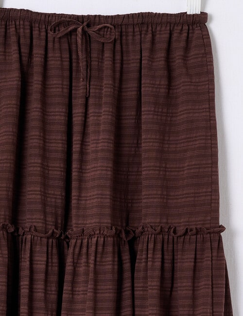 Switch Margot Maxi Skirt, Chocolate product photo View 03 L
