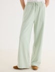 Zest Lounge Loop Back Wide Leg Pant, Leaf product photo