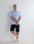 Chisel Mason Short Sleeve Shirt, Light Blue product photo View 03 S